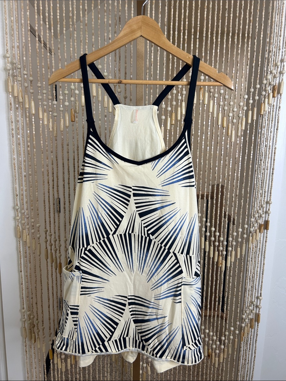 FP Movement hotshot romper by Free People Cream Mini Dress Sunrise Geo Print